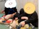 お膝の上でわいわい