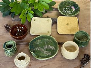 陶芸体験の皆さんの作品