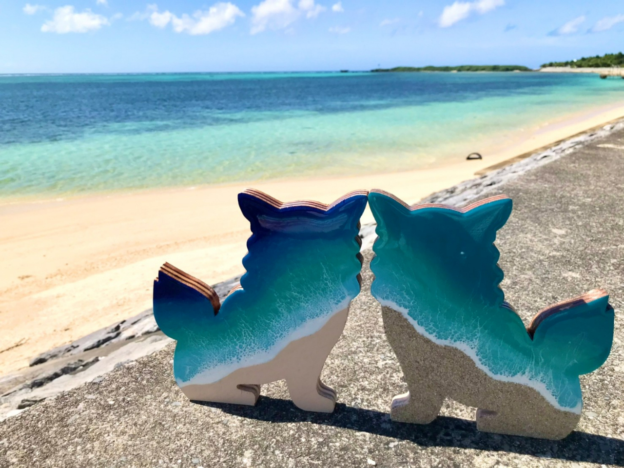 じゃらん限定】海のレジンアート体験！自立パネル【ホエールテール
