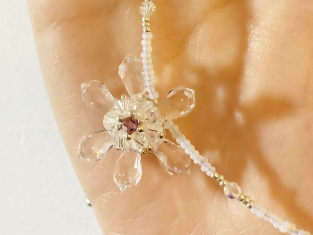 雪の結晶ネックレス