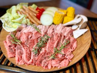 【カルデラ カジュアルセット】熊本県産黒毛和牛カルビ(写真は4人前)