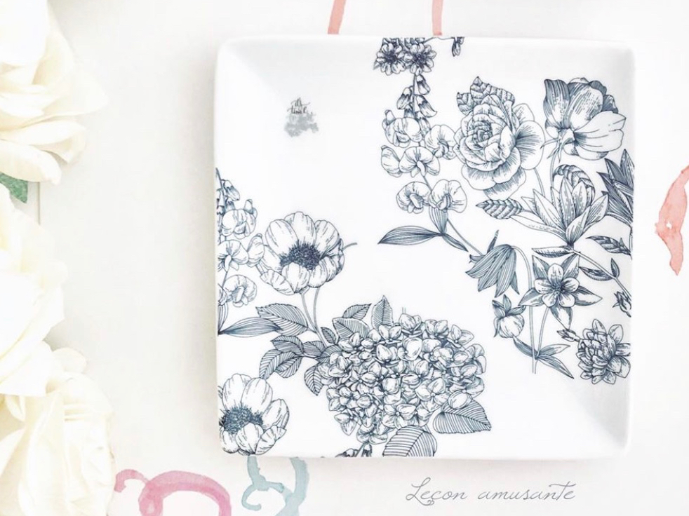 16cmスクエアプレート2点ご制作できます   …他のものと組み合わせOK