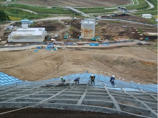 復旧工事の様子