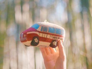 オリジナルグッズ  ボンネットバスぬいぐるみキーホルダープレゼント♪