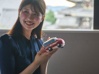 オリジナルグッズ ボンネットバスぬいぐるみキーホルダーのお土産付き♪