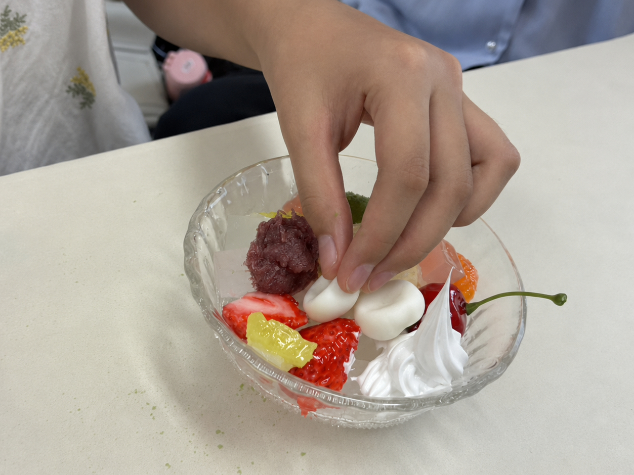 東松山教室限定】本物そっくり！クリームあんみつの食品サンプル制作