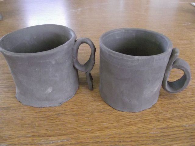 マグカップ…個性豊かな取っ手です!!