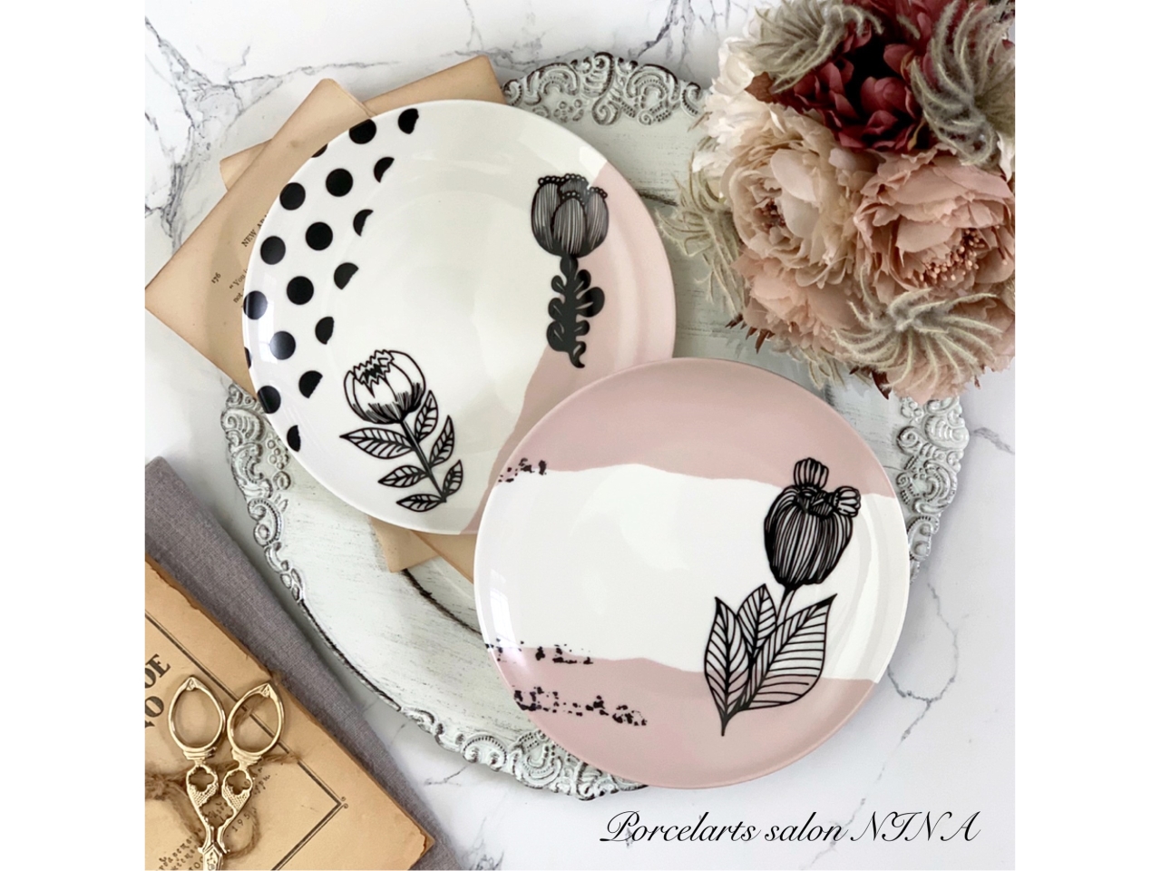 *初心者大歓迎*ポーセラーツ体験~あなただけの可愛いオリジナルプレートが作れる~