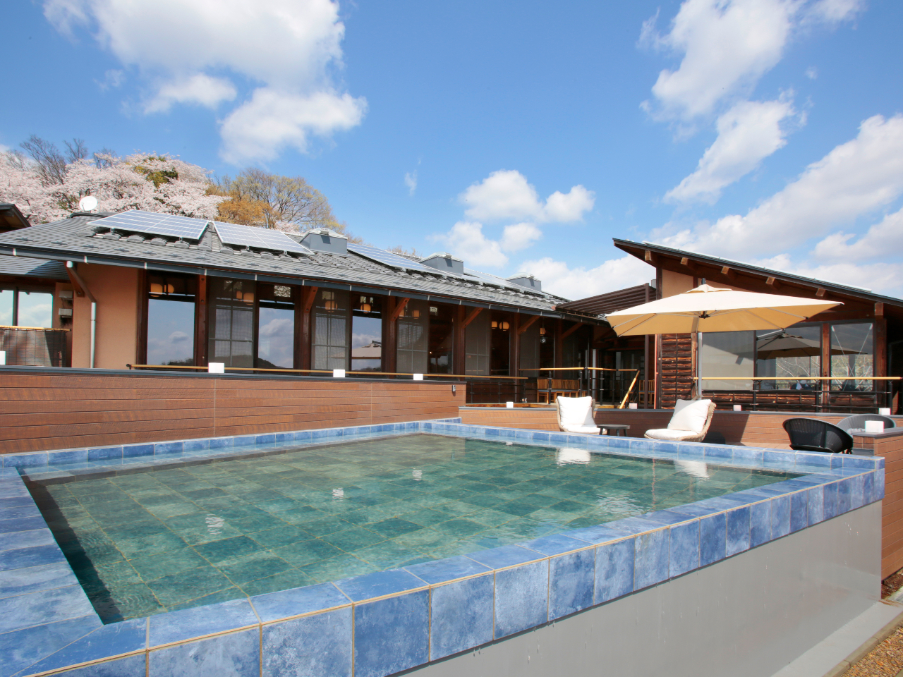 ロウリュからの景色も最高です。