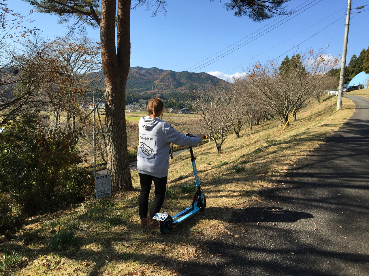 とまりたいところですぐに停まれる!駐車場を探さずに、その場で写真撮影できて良いですね。