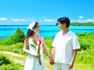 一生に一度の最幸の思い出をフォト撮影♪石垣島5つ星の絶景は2人だけのもの(^^♪