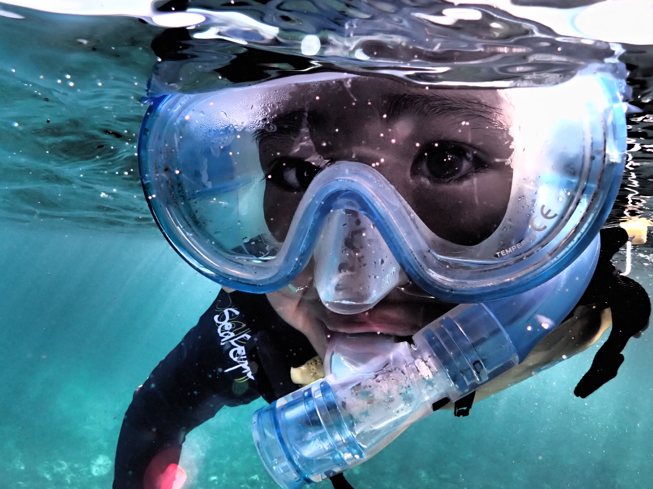 子供でも簡単シュノーケリング