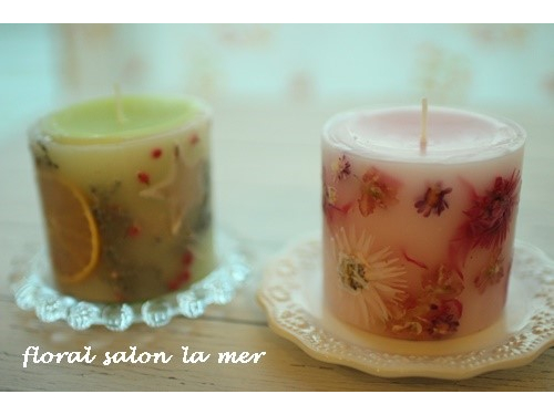 *:._おしゃれで可愛い!お好きなお花で作れる~花キャンドル制作体験~_.:*女...