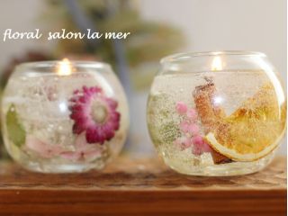 人気のころんとまん丸カップ♪ティーライトキャンドルを中心に入れて使用