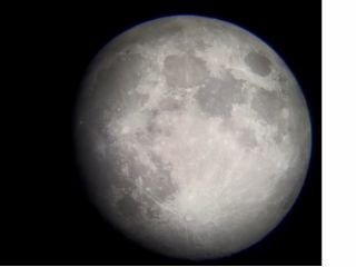 月のクレーターまで見えちゃいます。こんな動画写真撮れます(オプション)