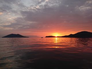 季節によっては日没の絶景を観ることができます