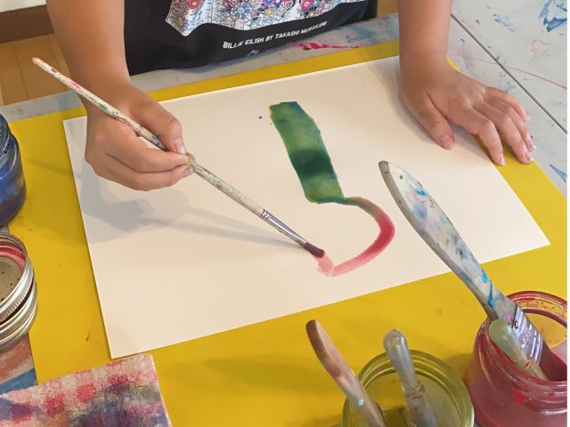 幼児クラス(にじみ絵)