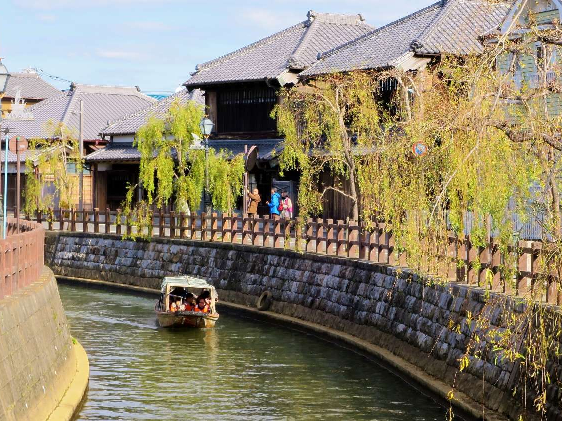 【水郷 遊覧船☆小江戸町並みコース(片道)】レトロな木船で歴史的町並みへ☆風情あ...