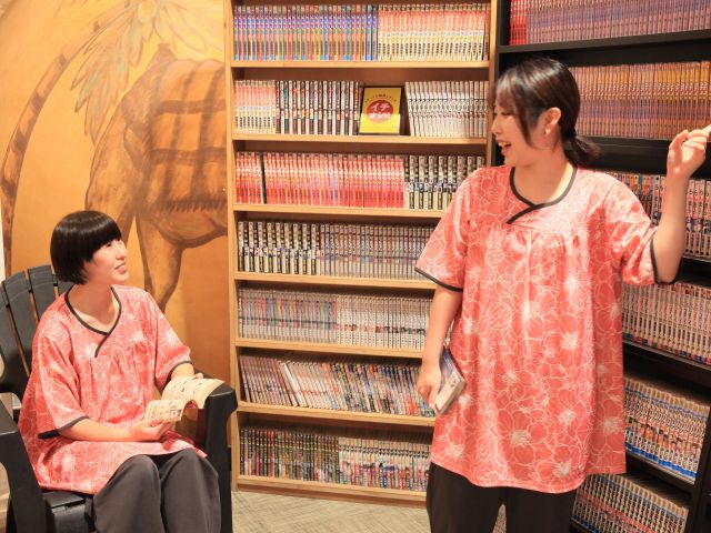 漫画雑誌10,000冊、フリーWi-Fi&ドリンクをご用意し1日ゆったりお過ごし頂けます。