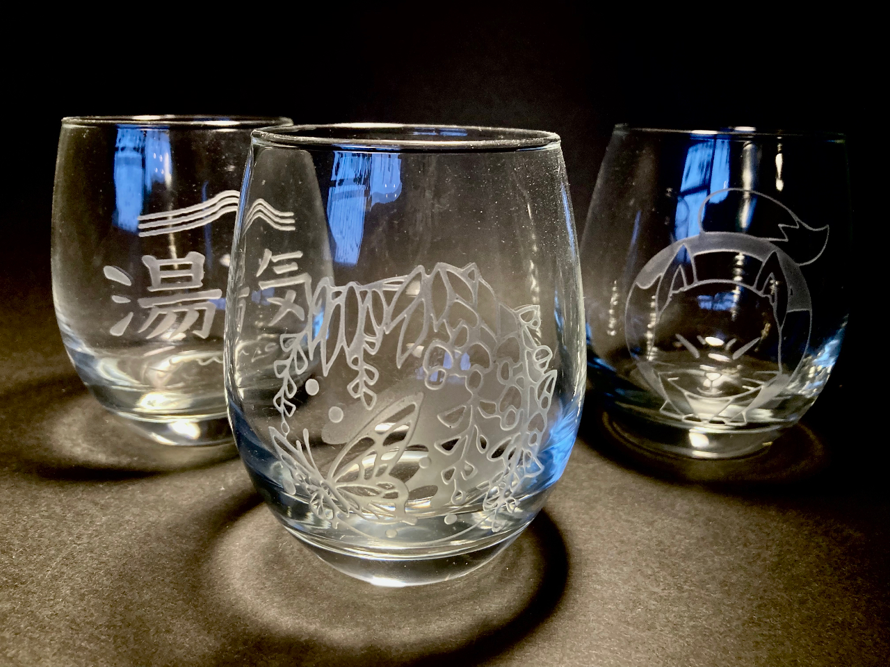 【オリジナルデザイングラス彫刻体験】自分で書いた模様やイラストをグラスに☆特別な...