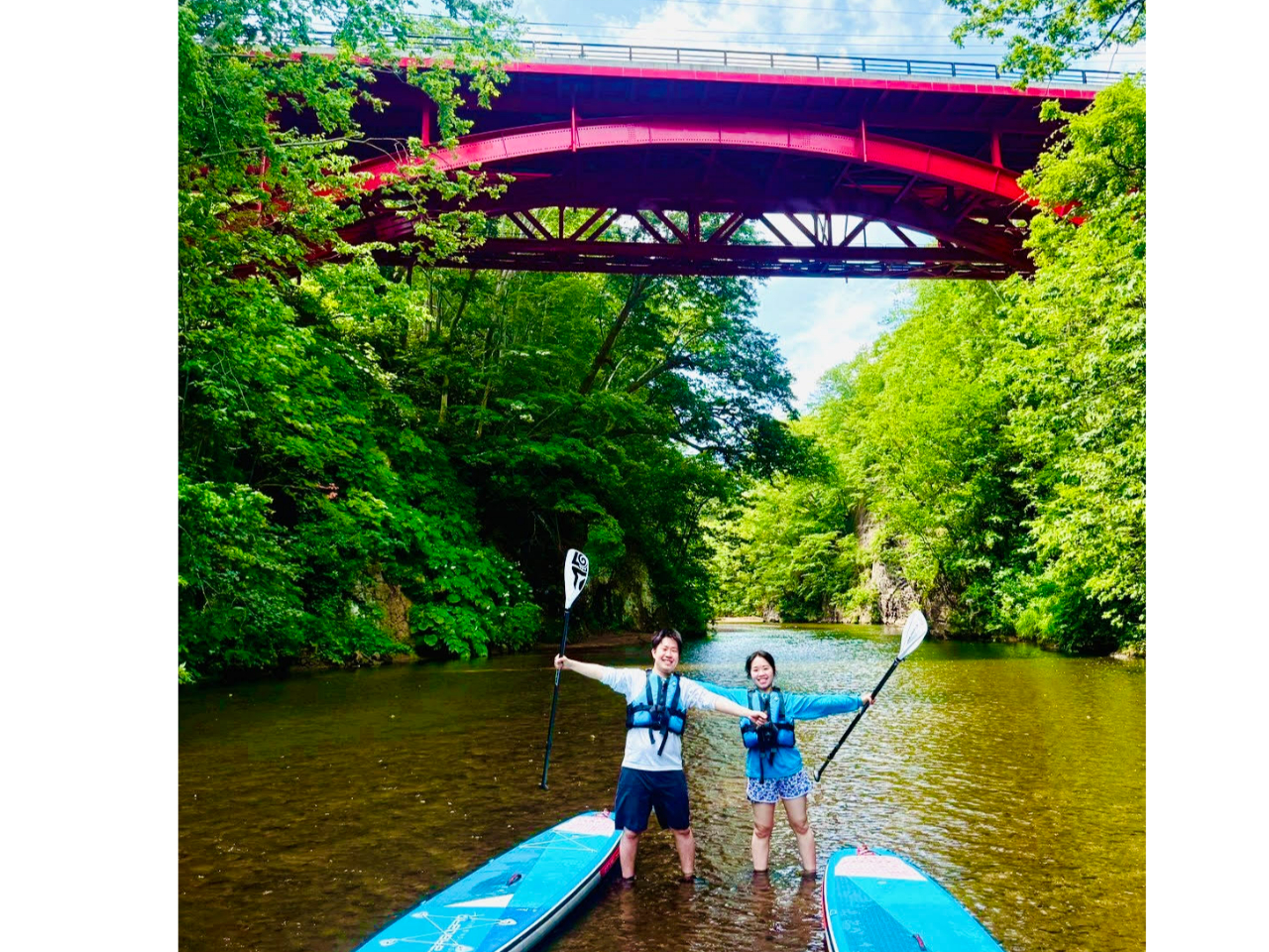 錦橋で写真撮影!