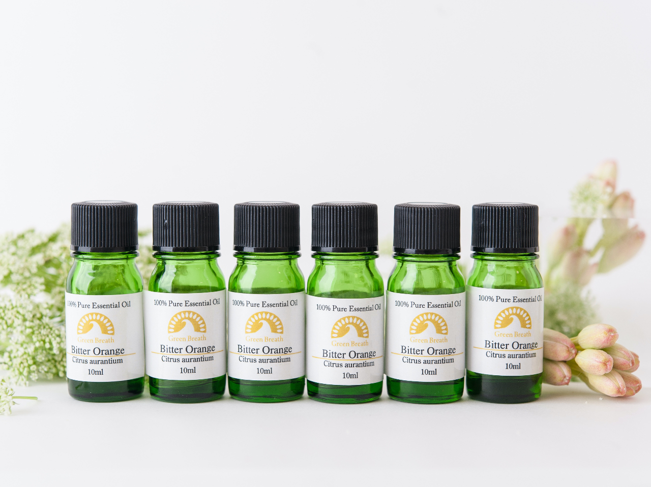 それぞれの植物が最も香りを高く放つタイミングに合わせ、最適な時期・時刻に収穫している香りの品質にこだわり抜いた精油を使用致します。