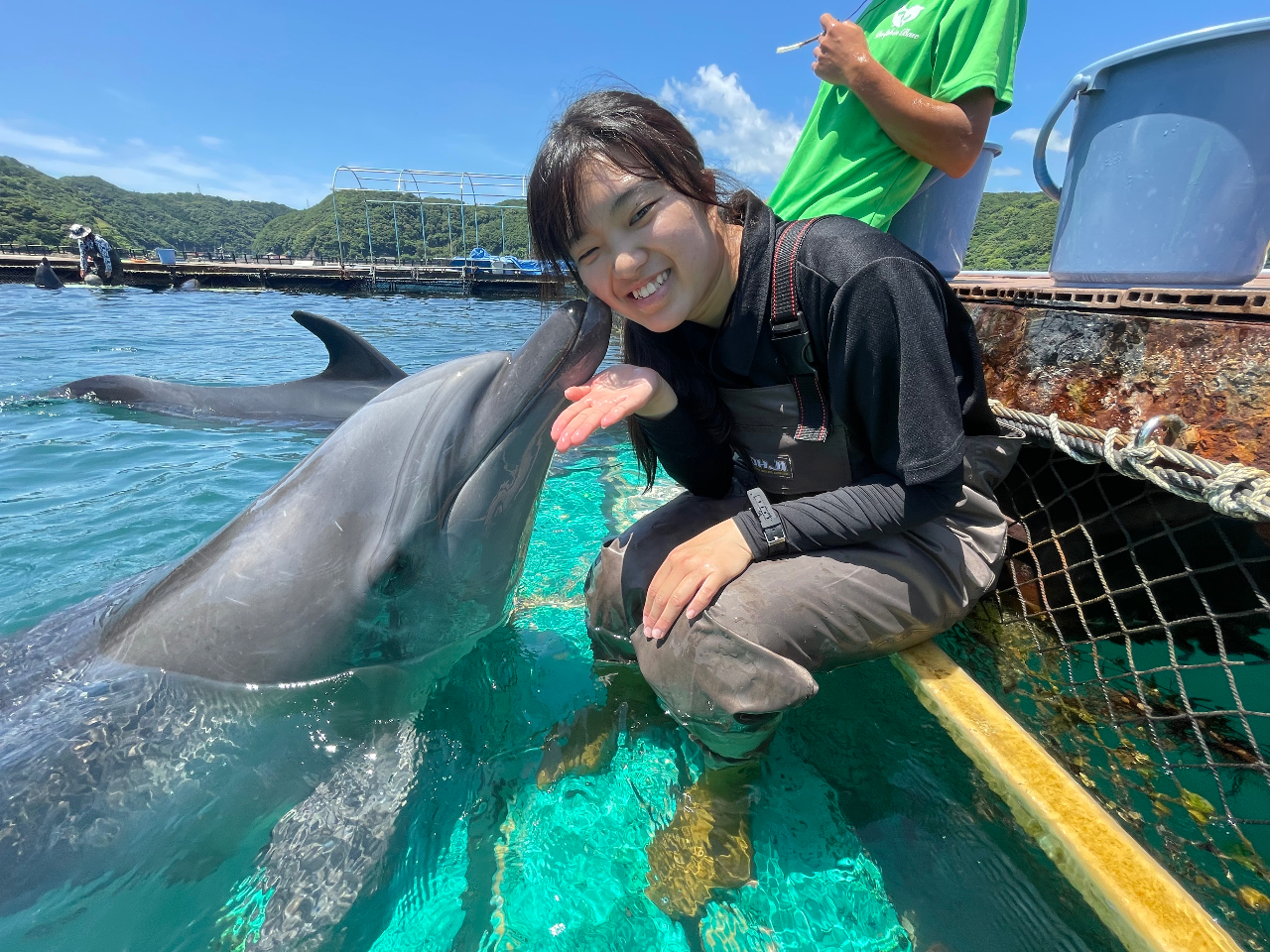 そんなイルカ達との時間を…より身近に感じて みてください