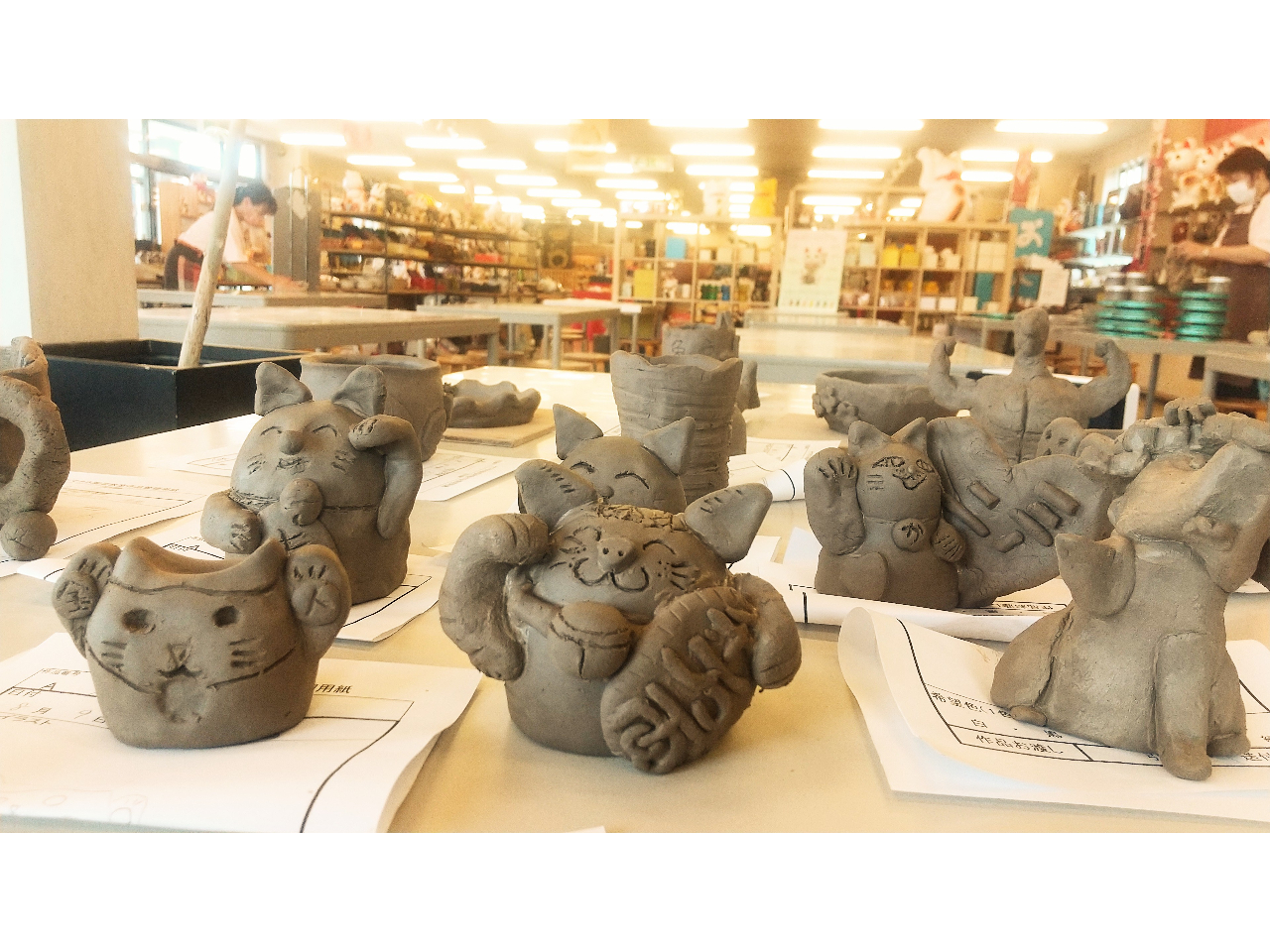 常滑・陶芸体験】陶土400g♪手びねりコース【カップル・ファミリーに