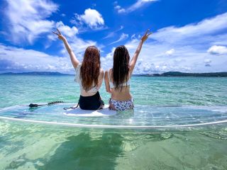 クリアなサップで沖縄の海を堪能しましょう♪