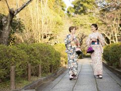 いつもと違うお着物姿ならお友達とのお話も弾む事でしょう