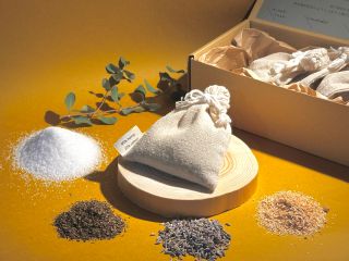 ほうじ茶やラベンダーを組み合わせて作る、贅沢なバスソルト