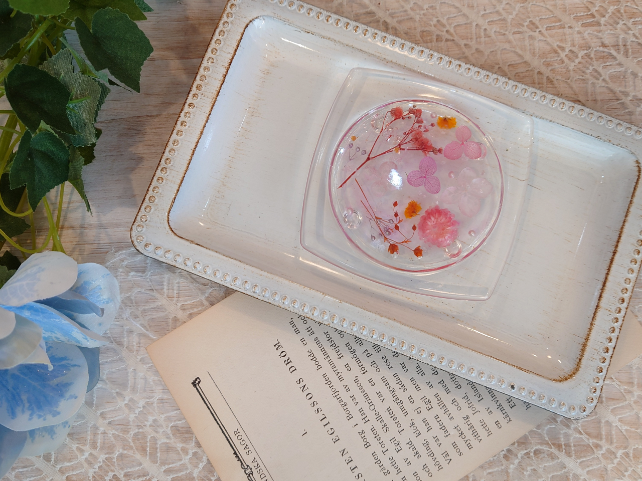 〜お客様作品例  お花のカラーや種類も豊富にあります!