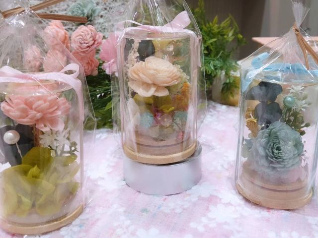 〜お客様作品例   完成後はラッピングしてお渡しいたします☆