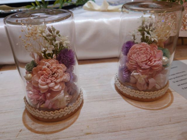 〜お客様作品  対で製作して供花にして頂くことも可能です!使い方は様々