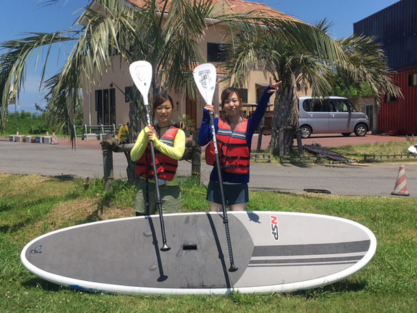 《琵琶湖でサップ》2時間♪プライベートビーチでゆったりと楽しめます♪【近江八幡市...