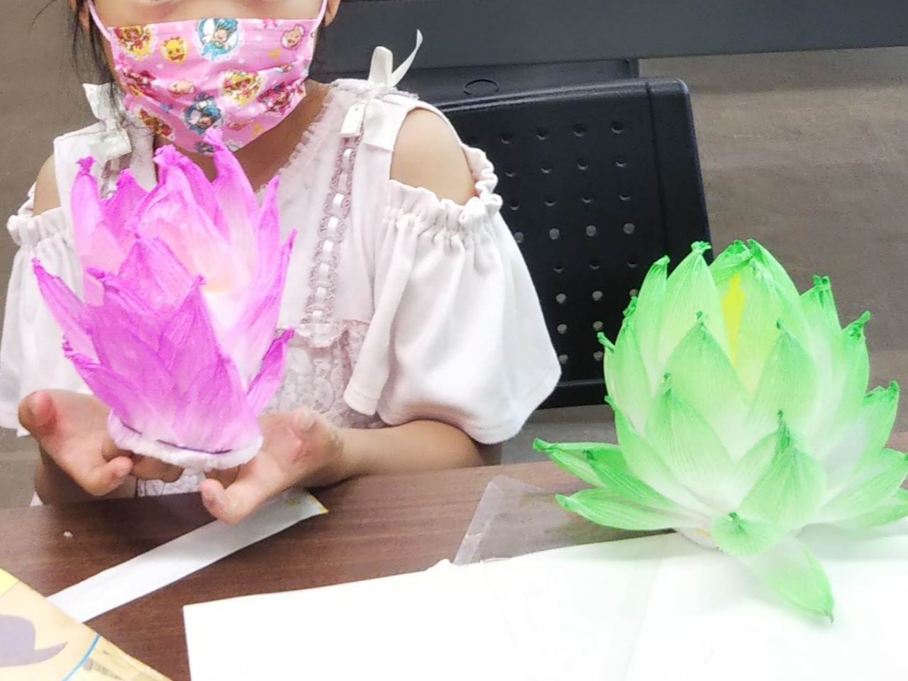 図書館店/蓮紙ランプ制作体験＊50分間《カップル、ファミリー、初めて