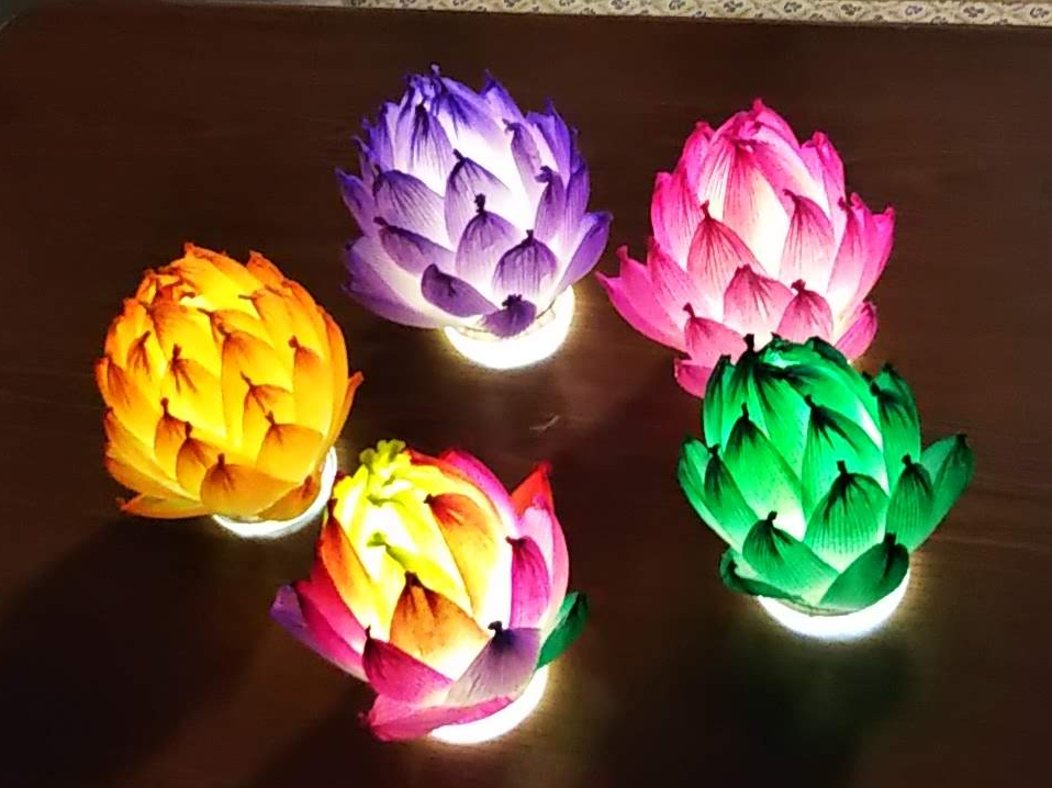 蓮紙【kirapicaさま専用】 8/19.9/16枚方公園青少年センター/蓮紙ランプ制作体験＊50分間