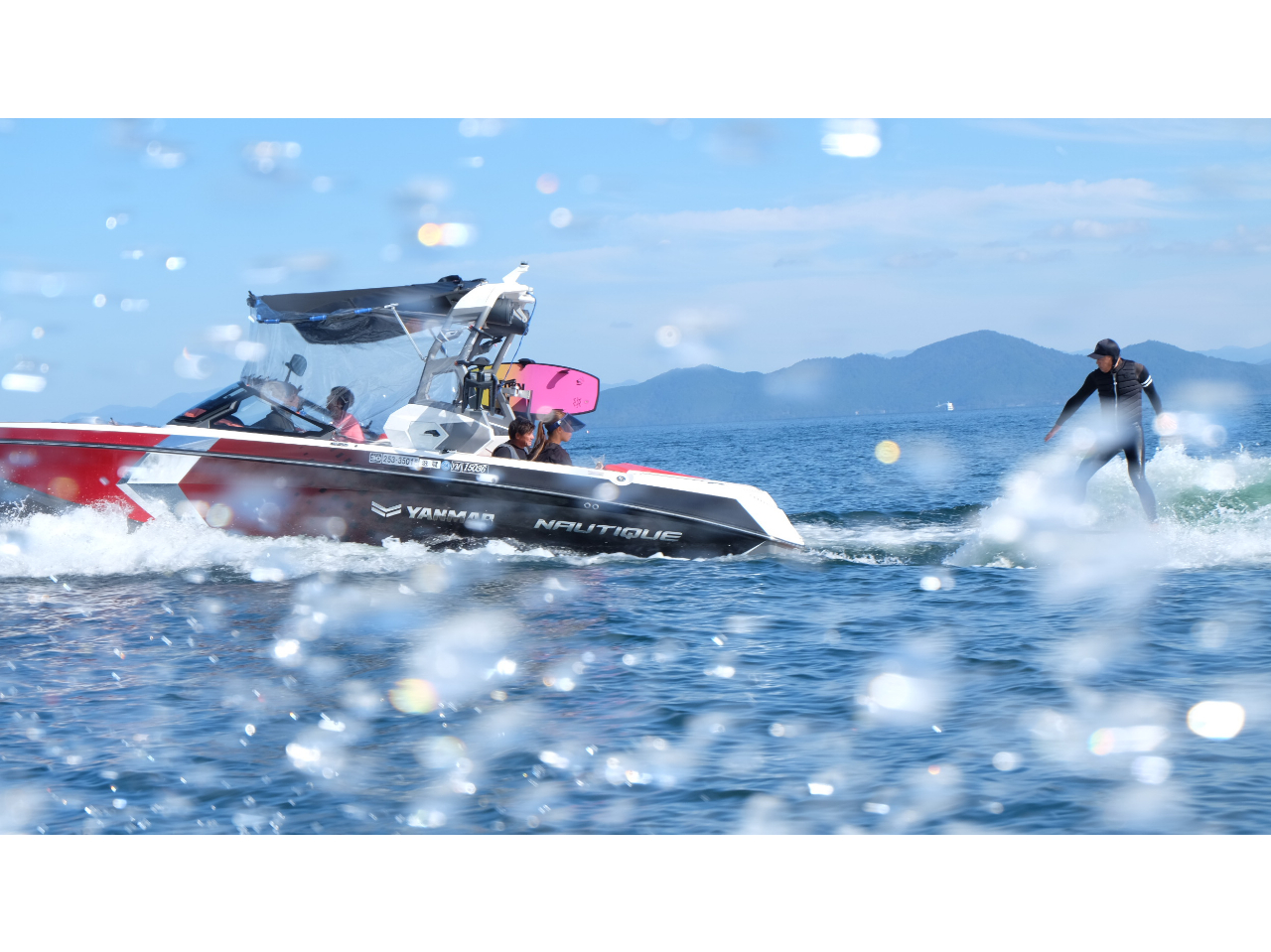 ウェイクサーフィン｜30～120分】＼手ぶらOK！琵琶湖ブルーを