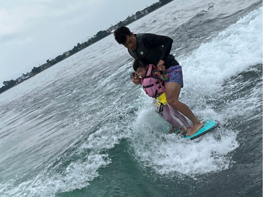 手渡しのみ　ウェイクサーフィン　wake surf ウェイクサーフィン｜30～120分】＼手ぶらOK！琵琶湖ブルーを