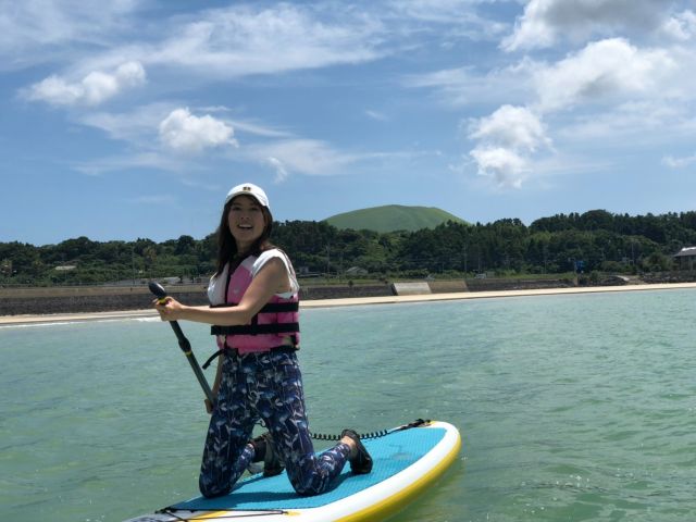 五島のシンボル、鬼岳をバックに海上散歩♪