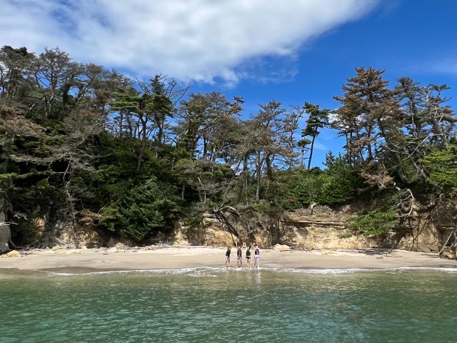 合間に無人島上陸したりもしますよ!