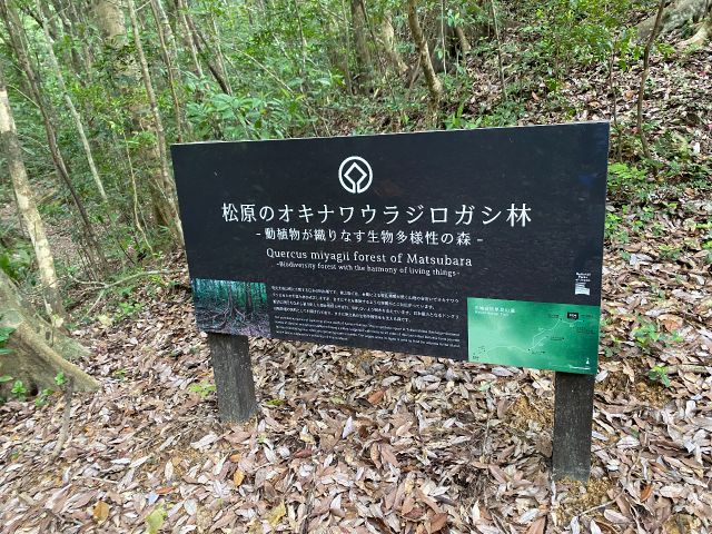 世界遺産に登録されたところでしか使用できないロゴが刻印された看板。