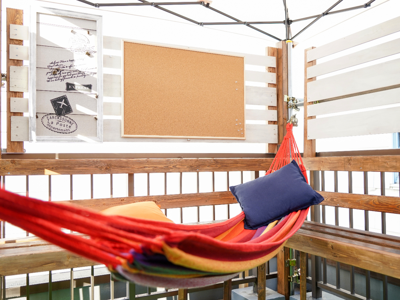 ハンモックもあります