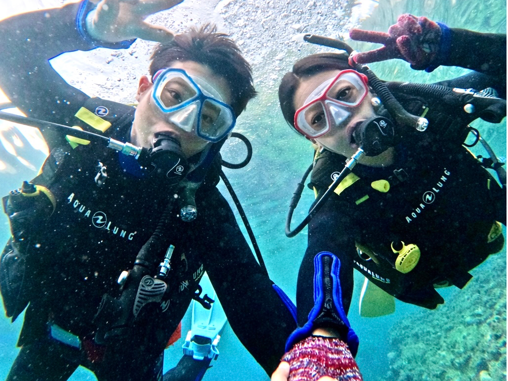ゴリラチョップ ビーチ体験ダイビング！【沖縄本島 本部町】☆GoPro