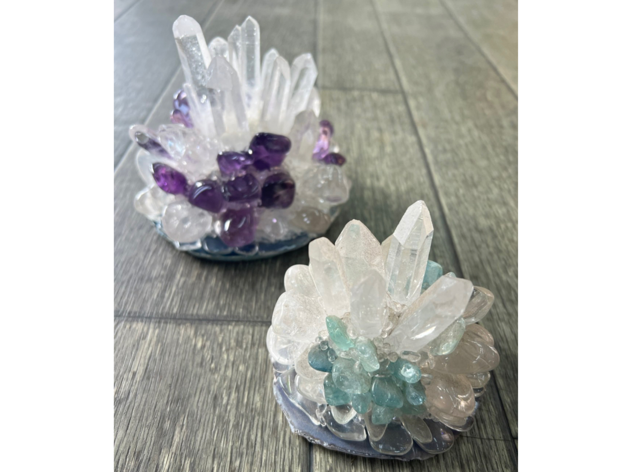 ブレスレットの浄化、空間の浄化、インテリアにもなる水晶アレンジメントを一緒に作成しませんか?