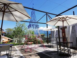 異国情緒あふれるフレンチテラス♪晴れた日には富士山も♪