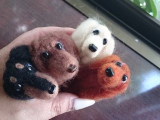 お好きな動物のマスコット(8cm程度)をお作り頂けます♪(※リアル系の物ではありません)