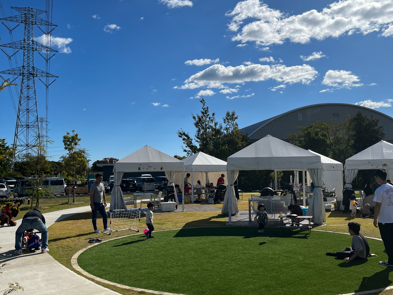 遊べる芝サークル
