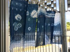 琉球藍染めによる"世界に一つ"の作品を楽しみましょう♪