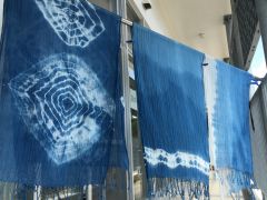 琉球藍染めによる"世界に一つ"の作品を楽しみましょう♪